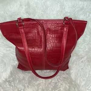 ‼️  Red Leather Purse